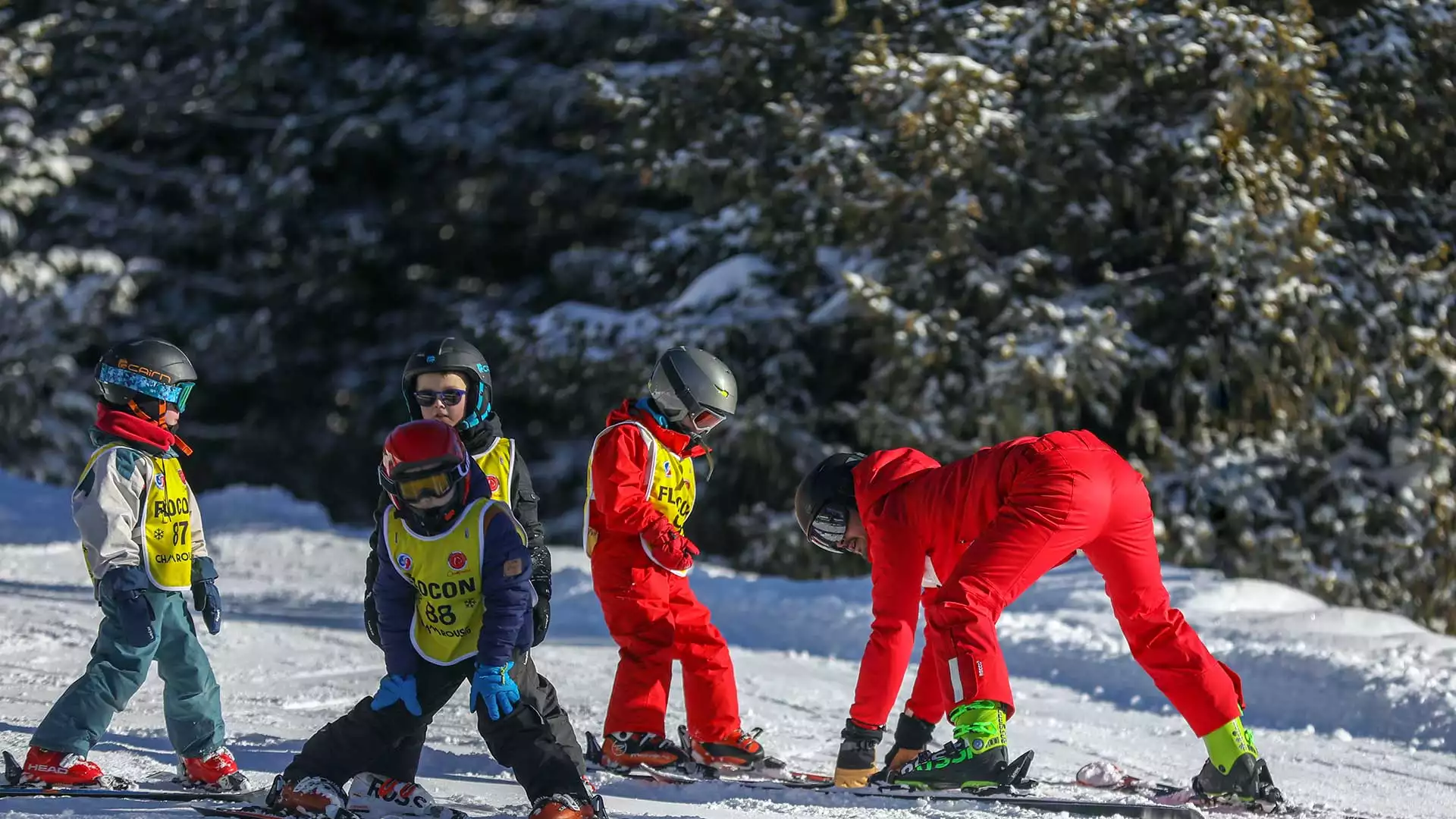 cours collectifs flocon école de ski de la Vallée de munster